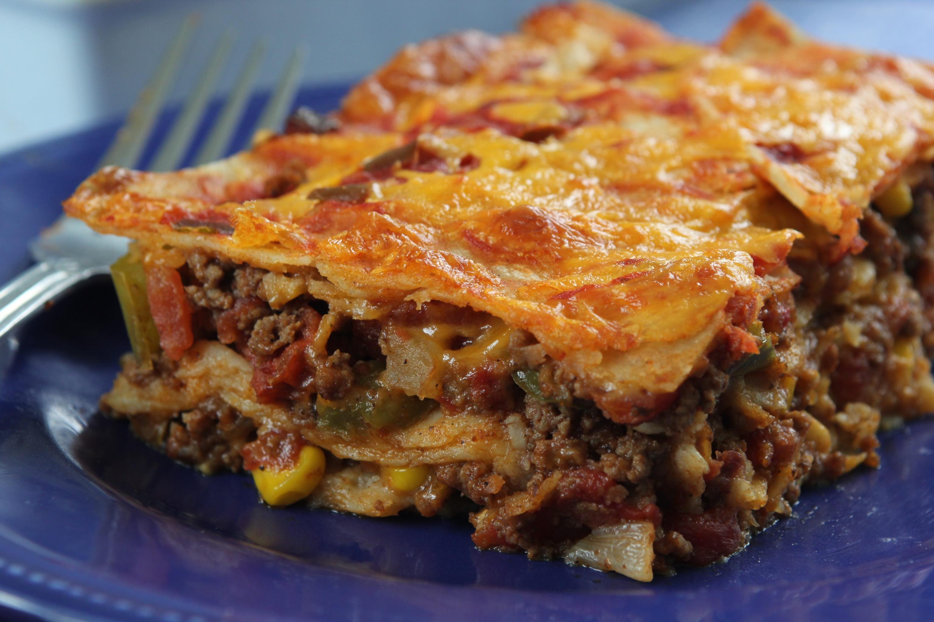 Tex-Mex Beef and Tortilla Casserole - Circulon Cookware