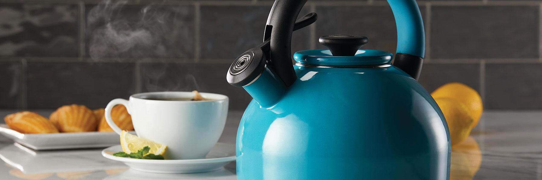 Enamel Kettle Circulon Whistling Tea Kettle Circulon Sunrise Tea