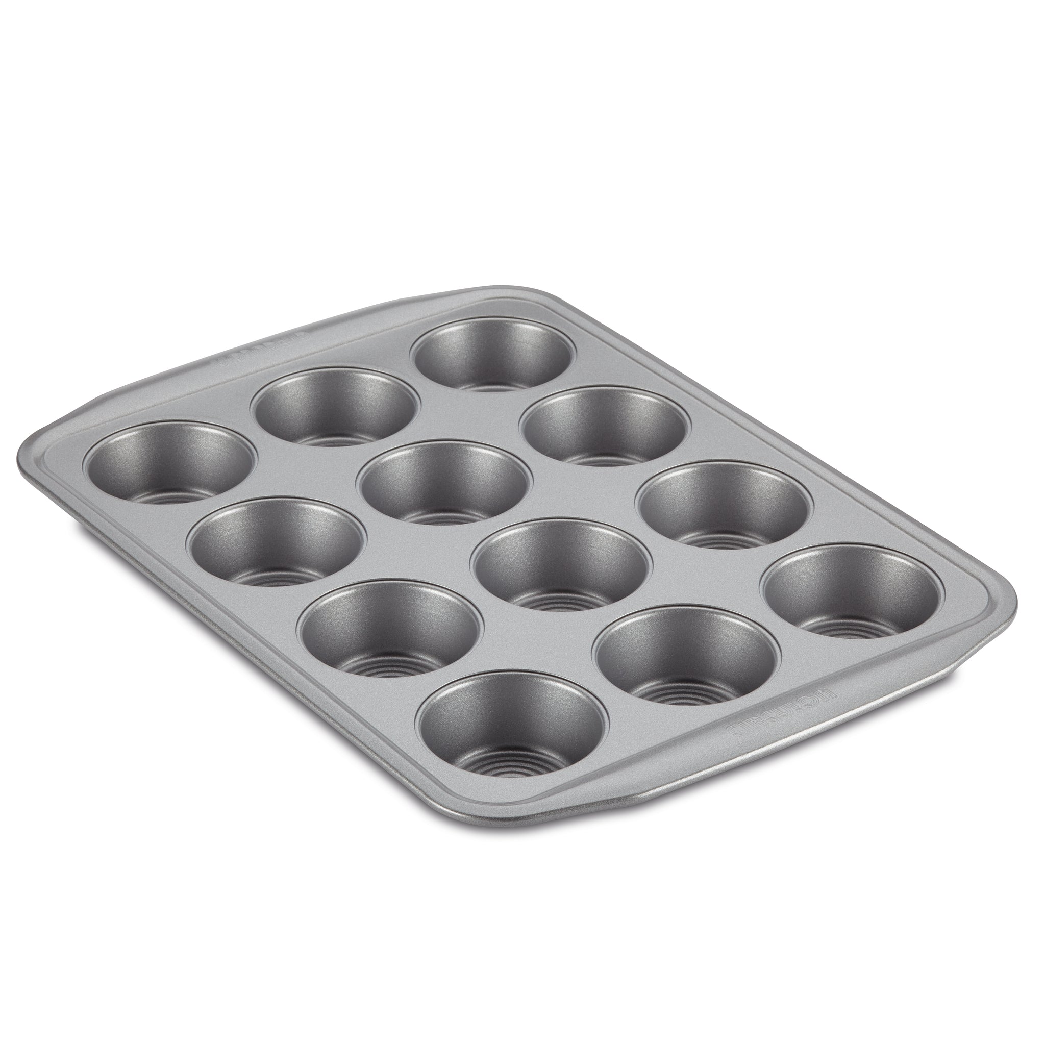 12 Cup Stainless Steel Non Stick Large Muffin Pan Cake Mold Baking Cupcake  Tray