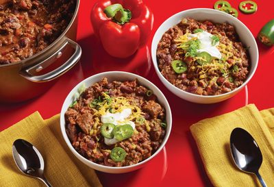 Chunky Three-Bean Beef Chili - Circulon