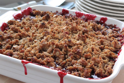 Blackberry-Lemon Pecan Crisp