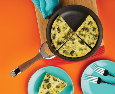 Egg Frittata with Roasted Broccoli and Aged White Cheddar