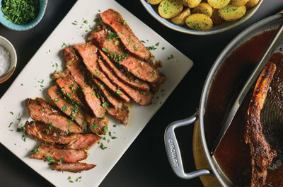 Dry-Rubbed Skillet-Cooked Ribeye