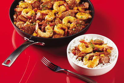 Cajun Shrimp & Andouille Skillet Dinner