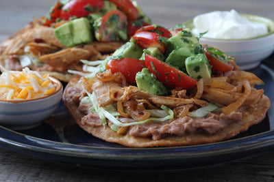 Chicken Tostadas