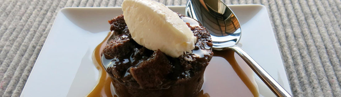 Individual Chocolate Banana Bread Pudding