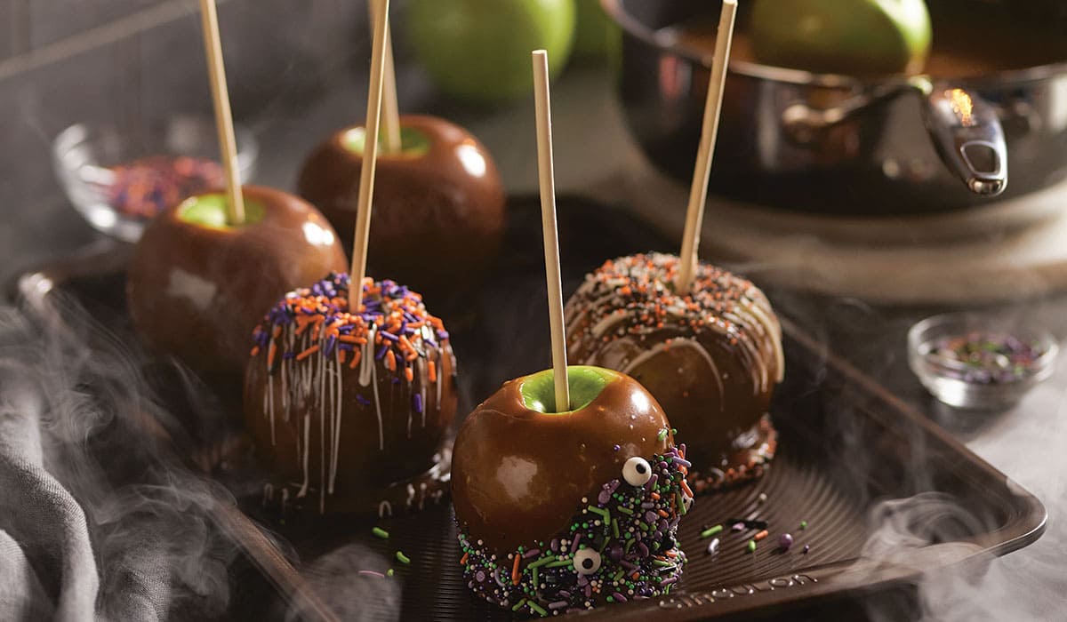 Halloween Caramel Apple
