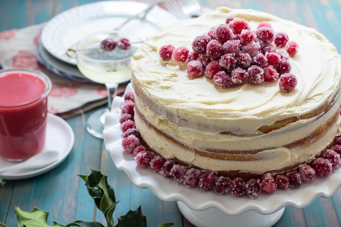 Cranberry Champagne Cake