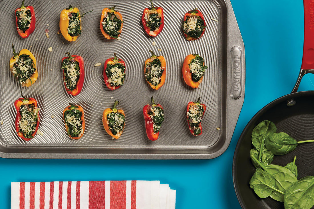 Florentine Stuffed Baby Peppers
