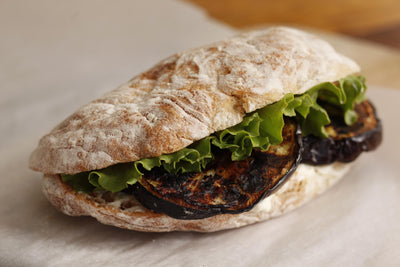 Grilled Eggplant Sandwich with Aïoli