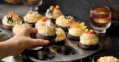 Fluffy Coconut Chocolate Cupcakes