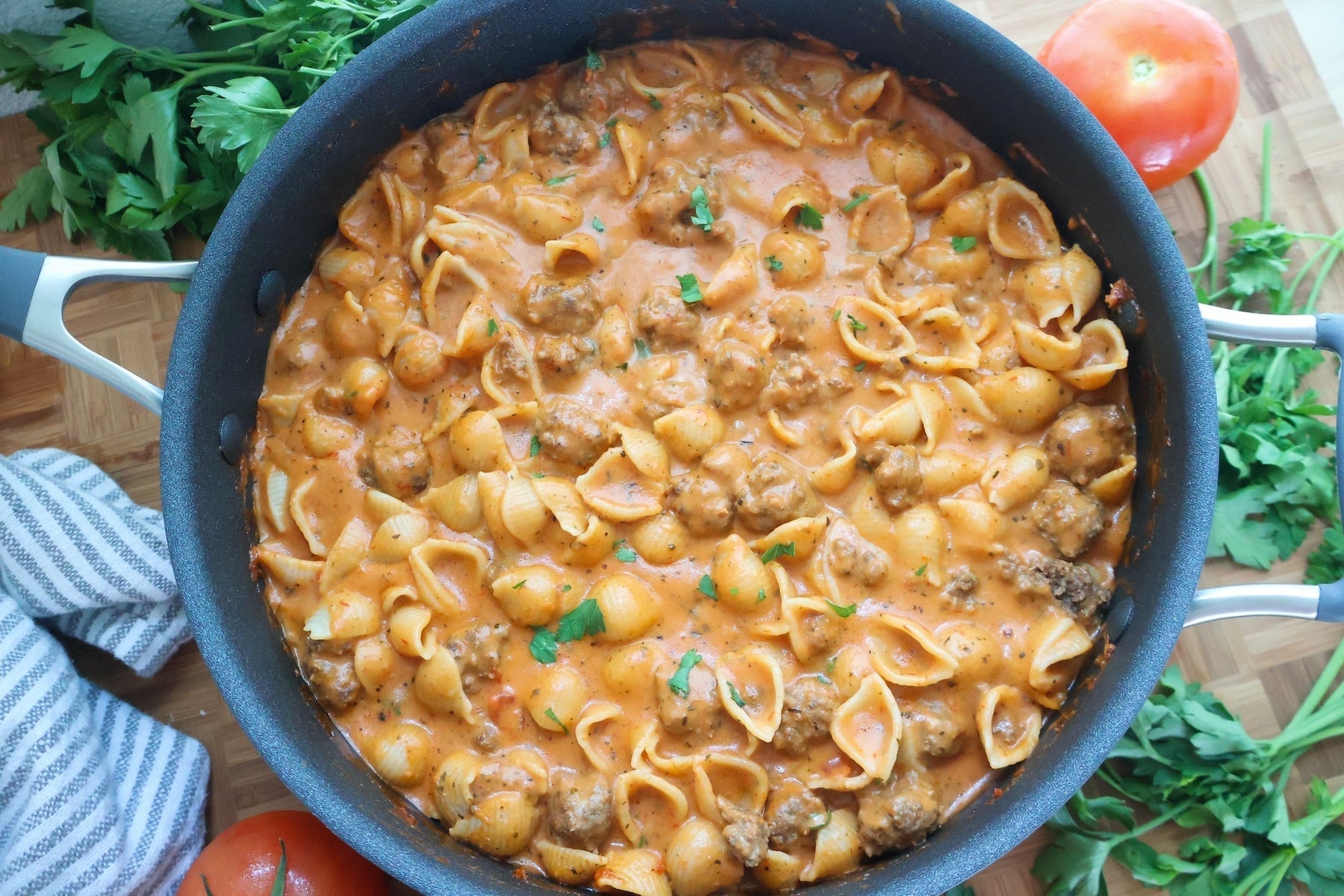 Mini Meatball Pasta
