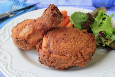 Lemon-Ginger Tea Brined Fried Chicken