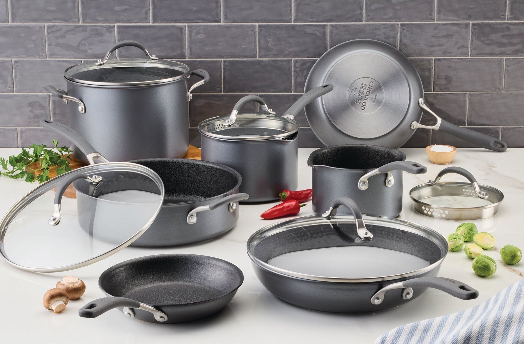Circulon ScratchDefense A1 Series Nonstick Cookware Set 