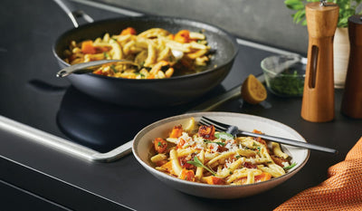 Penne with Caramelized Pumpkin, Onion, Sage and Brown Butter