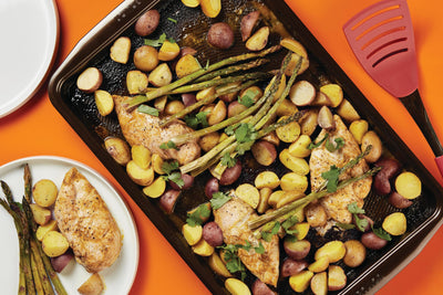 Sheet Pan Cilantro Lime Chicken Dinner