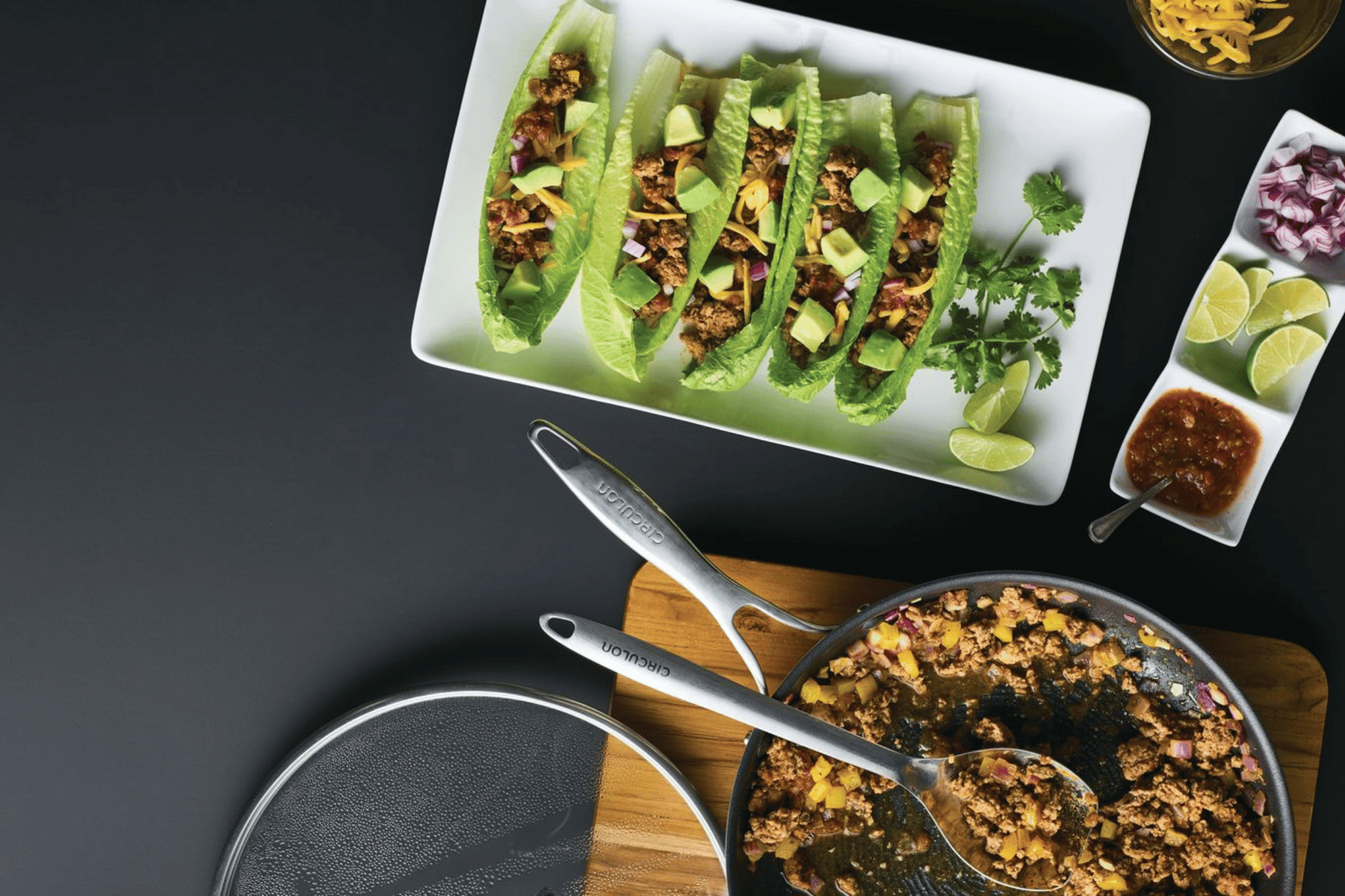 Turkey Taco Lettuce Wraps