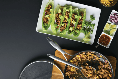 Turkey Taco Lettuce Wraps