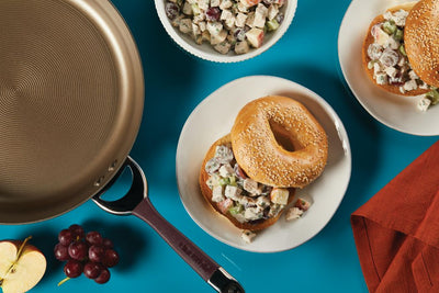 Waldorf Chicken Salad Bagel Sandwich