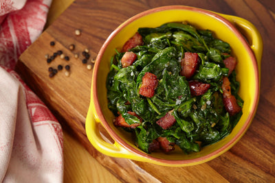 Wilted Spinach Salad