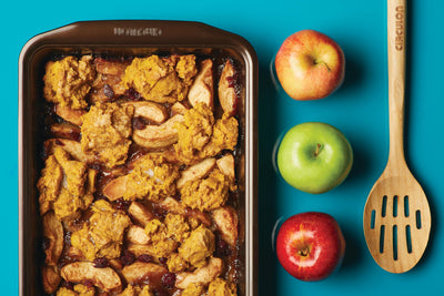 Apple Cranberry Cobbler with Pumpkin Biscuits