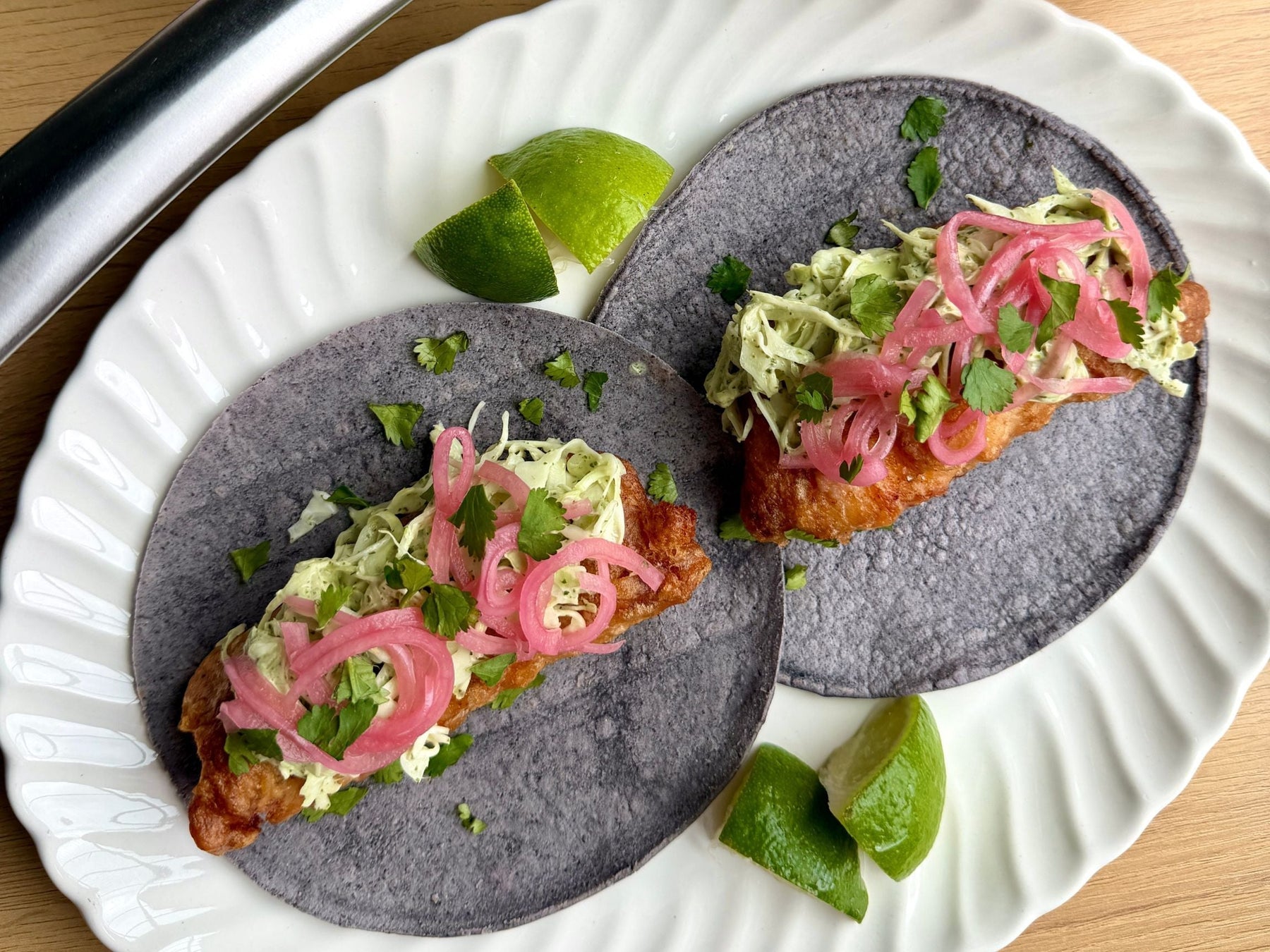 Beer Battered Fish Tacos