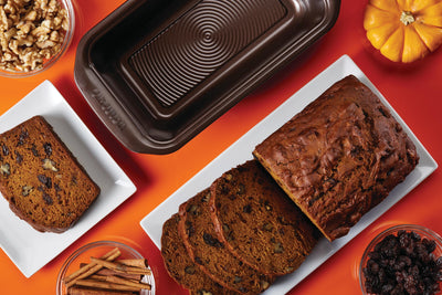 Spiced Pumpkin Raisin Bread