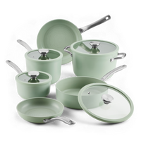 Ceramic Nonstick 10-Piece Cookware Set