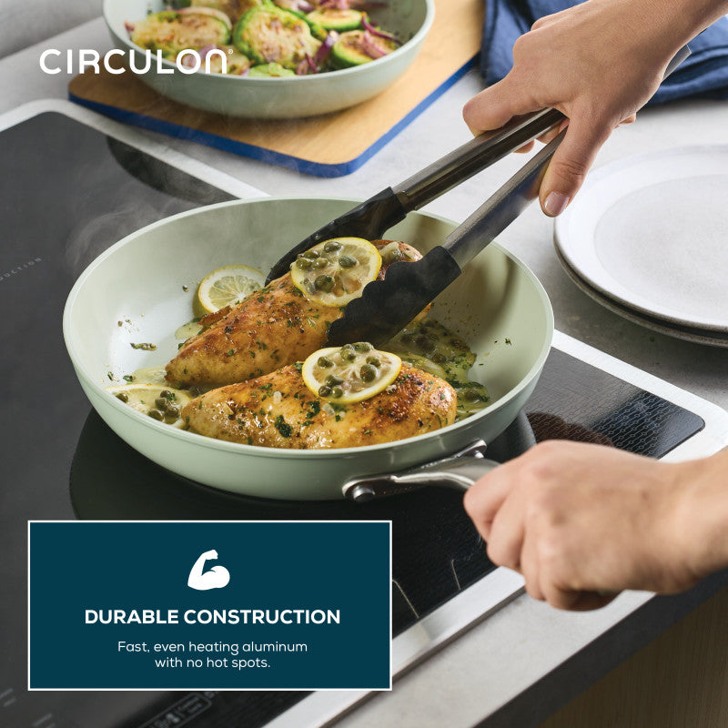【新品未使用】CIRCULON 2ピースセット フライパン Ceramic Nonstick 2-Piece Skillet Set – Circulon