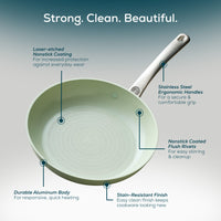Ceramic Nonstick 11-Piece Cookware Set