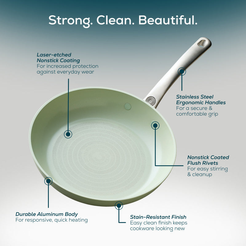 Ceramic Nonstick 11-Piece Cookware Set