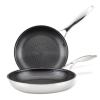 8.5" & 10" Tri-Ply Clad Nonstick Frying Pan Set