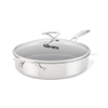 5 Quart Tri-Ply Clad Nonstick Saute w/ Lid & Helper Handle