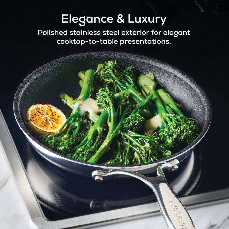 10-Piece ScratchDefense™ Clad Nonstick Cookware Set – Circulon