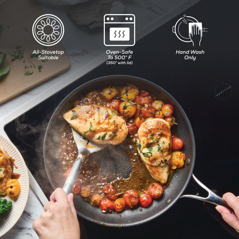 11-Piece ScratchDefense™ C1 Nonstick Cookware Set – Circulon