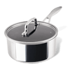 3-Quart ScratchDefense™ C1 Nonstick Sauce Pan with Lid
