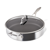 5-Quart ScratchDefense™ C1 Nonstick Sauté Pan with Lid and Helper Handle