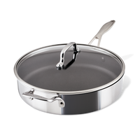 5-Quart ScratchDefense™ C1 Nonstick Sauté Pan with Lid and Helper Handle