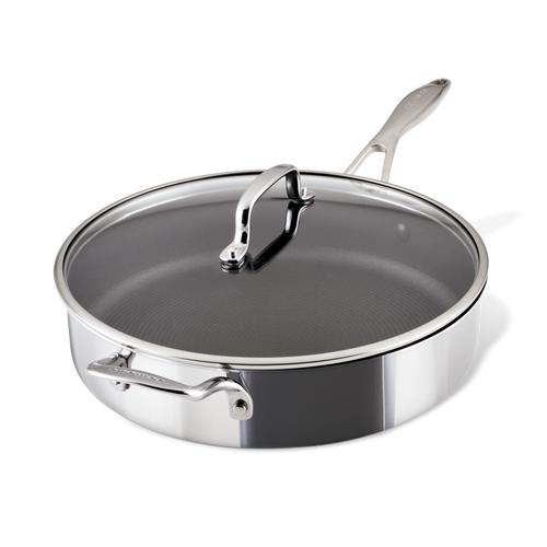 5-Quart ScratchDefense™ C1 Nonstick Sauté Pan with Lid and Helper Handle