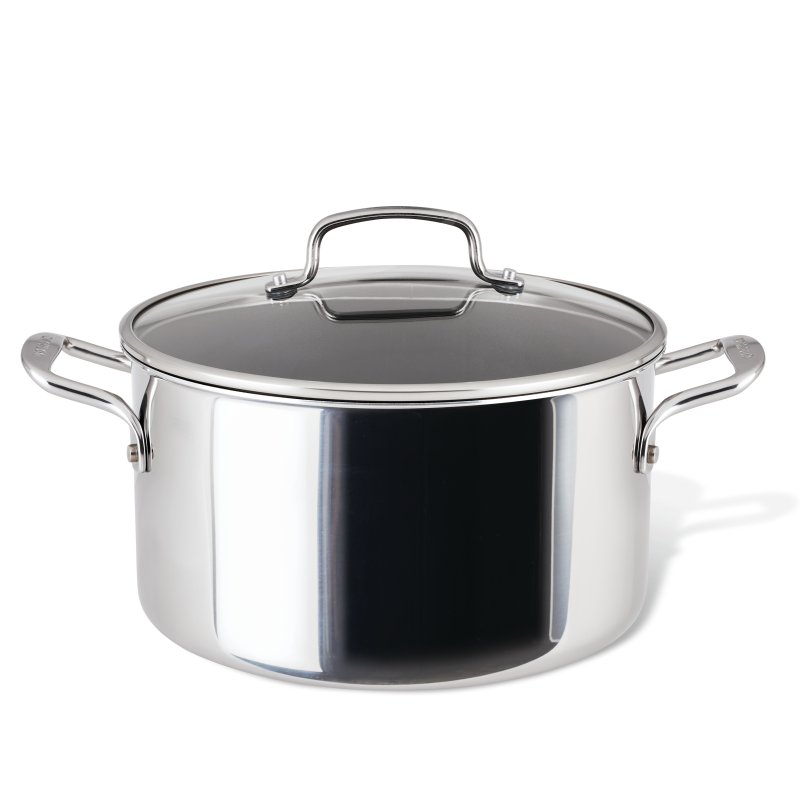 8-Quart ScratchDefense™ C1 Nonstick Stockpot with Lid
