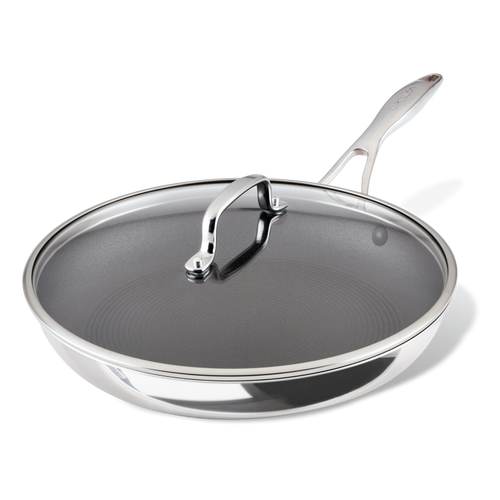 12.5-Inch ScratchDefense™ C1 Nonstick Frying Pan with Lid