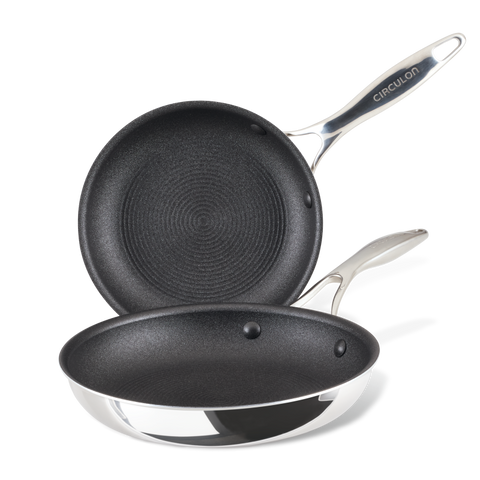8.5-Inch and 10-Inch ScratchDefense™ C1 Nonstick Clad Frying Pan