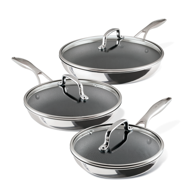 6-Piece ScratchDefense™ C1 Nonstick Frying Pan Set – Circulon