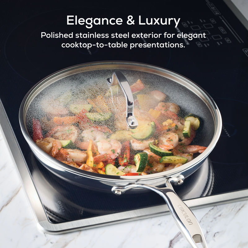 6-Piece ScratchDefense™ C1 Nonstick Frying Pan Set – Circulon