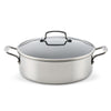 C1 Series ScratchDefense Nonstick 7-Quart Braiser with lid and side handles.