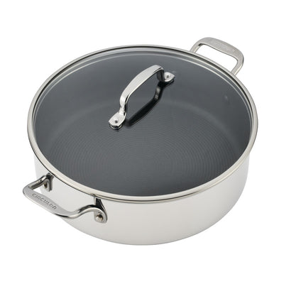 C1 Series ScratchDefense Nonstick 7-Quart Braiser with Lid