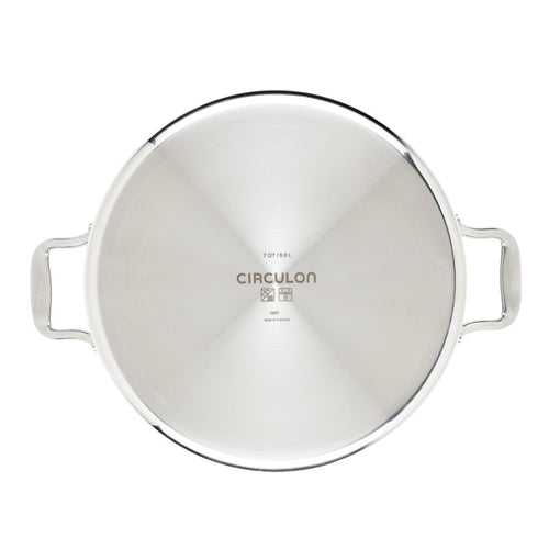 C1 Series ScratchDefense Nonstick 7-Quart Braiser with Lid