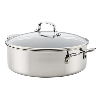 C1 Series ScratchDefense Nonstick 7-Quart Braiser with Lid