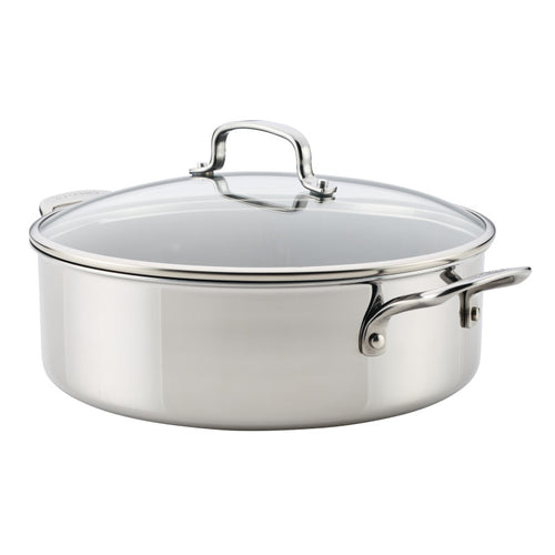 C1 Series ScratchDefense Nonstick 7-Quart Braiser with Lid