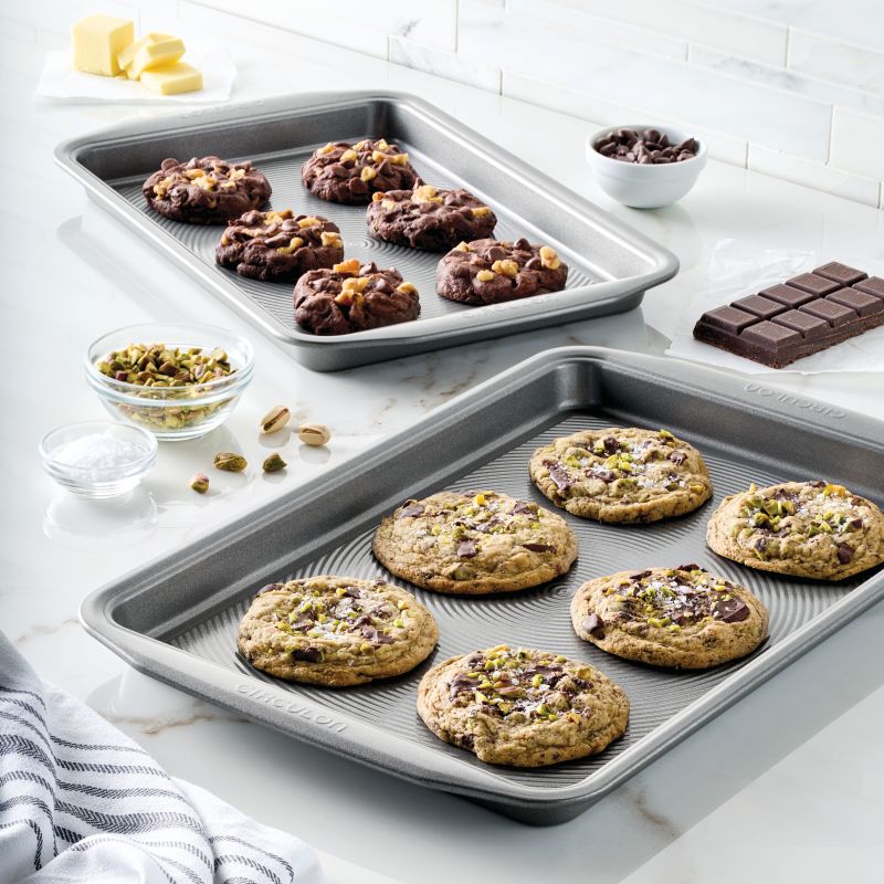 MEYER CIRCULON スキレット 2点セット 16cm 25cm 2-Piece Nonstick Cookie Sheet Set – Circulon